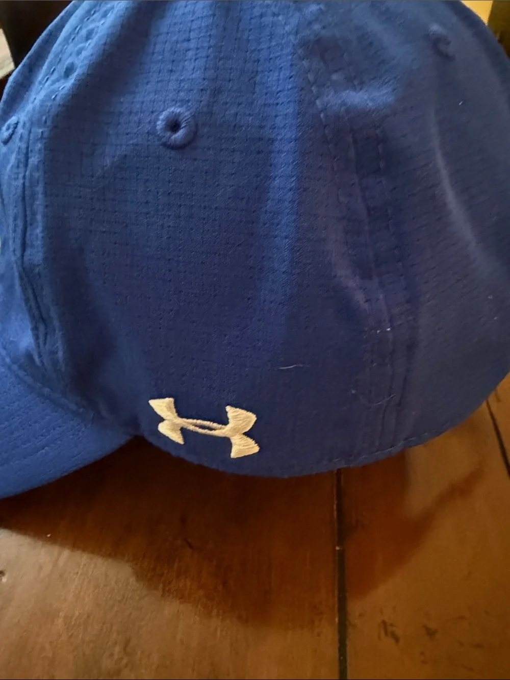 G Football Embroidered Blue Baseball Cap - Team Spirit Hat
